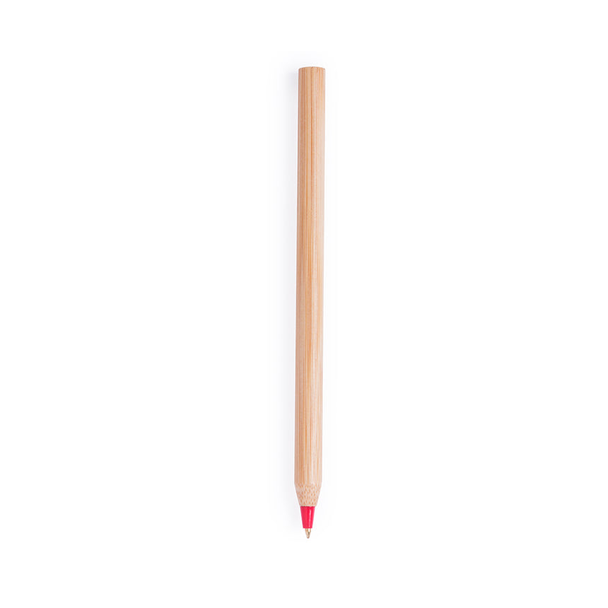 Bambus kuglepen med logo - minimalisktisk design - Greenfeel.dk